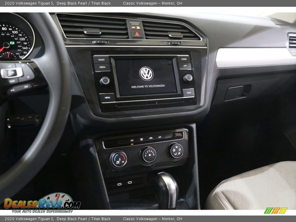 2020 Volkswagen Tiguan S Deep Black Pearl / Titan Black Photo #9