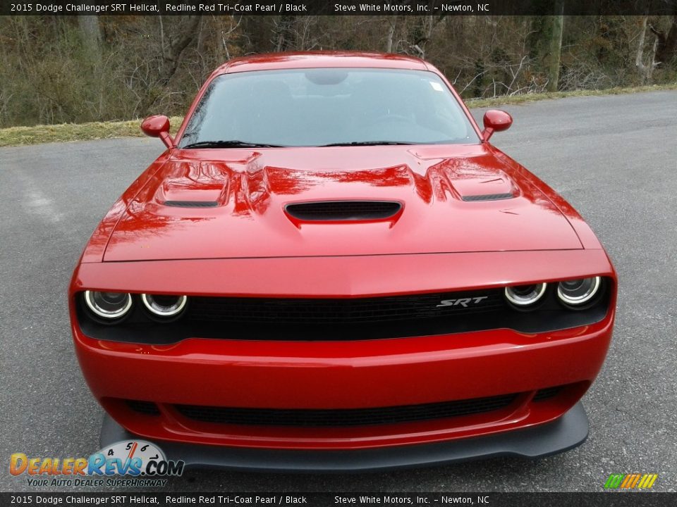 2015 Dodge Challenger SRT Hellcat Redline Red Tri-Coat Pearl / Black Photo #4