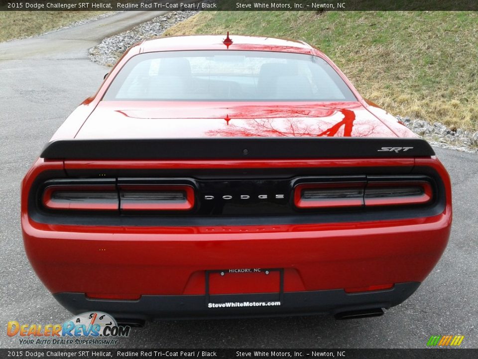 2015 Dodge Challenger SRT Hellcat Redline Red Tri-Coat Pearl / Black Photo #8