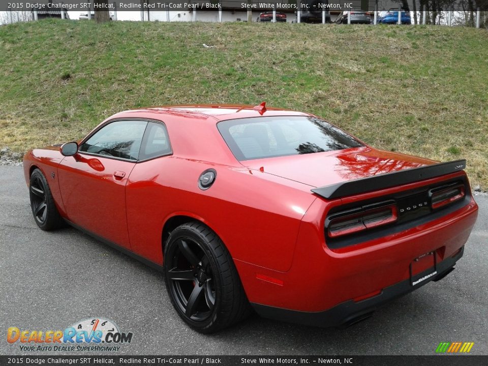 2015 Dodge Challenger SRT Hellcat Redline Red Tri-Coat Pearl / Black Photo #9