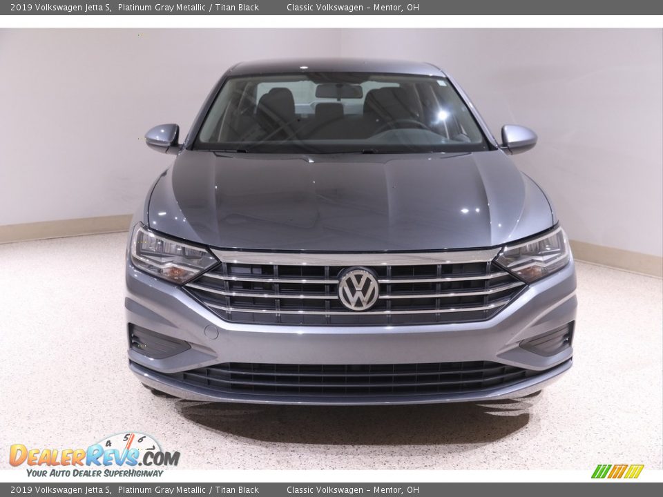 2019 Volkswagen Jetta S Platinum Gray Metallic / Titan Black Photo #2