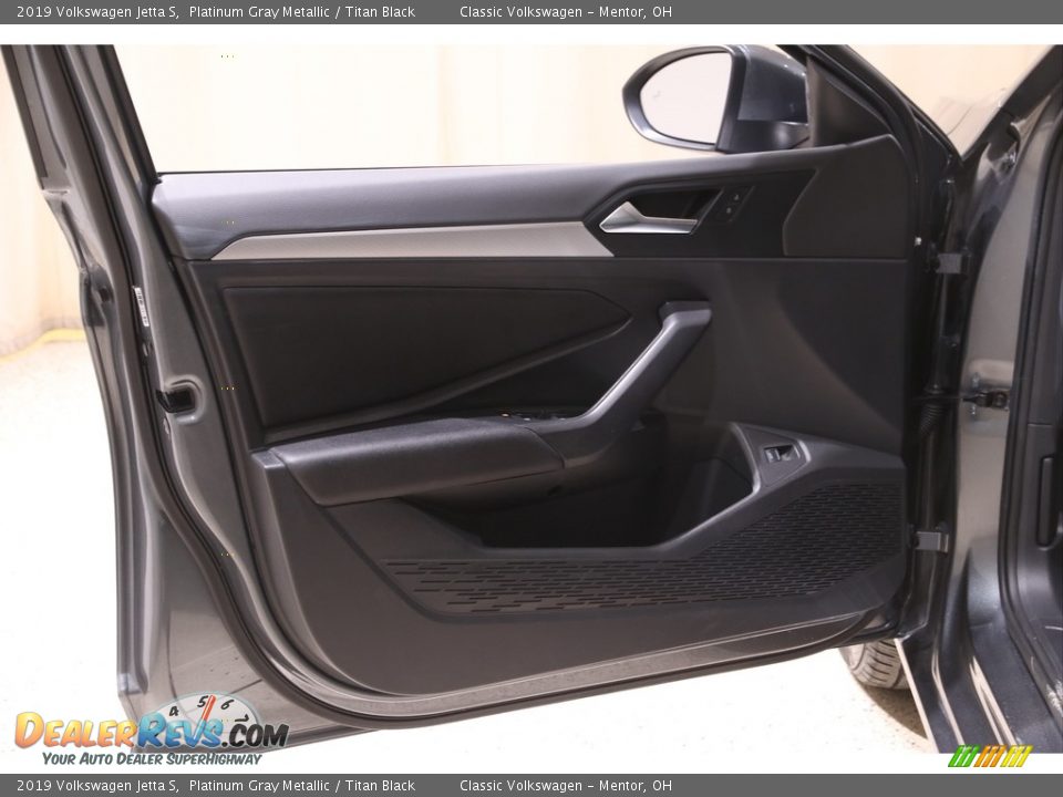 2019 Volkswagen Jetta S Platinum Gray Metallic / Titan Black Photo #4