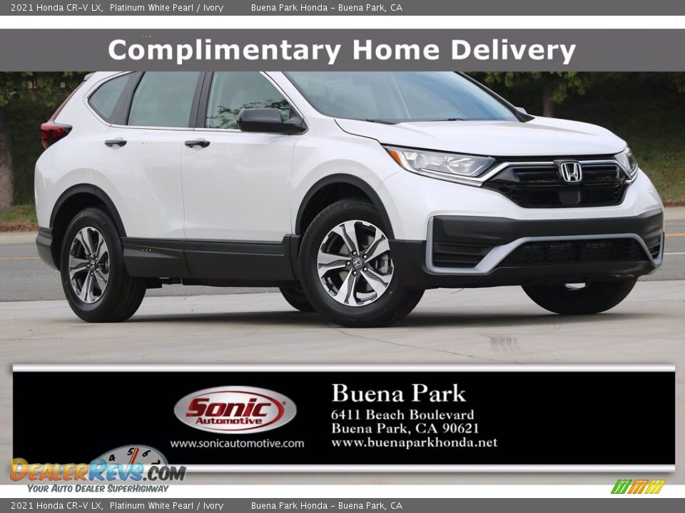 2021 Honda CR-V LX Platinum White Pearl / Ivory Photo #1