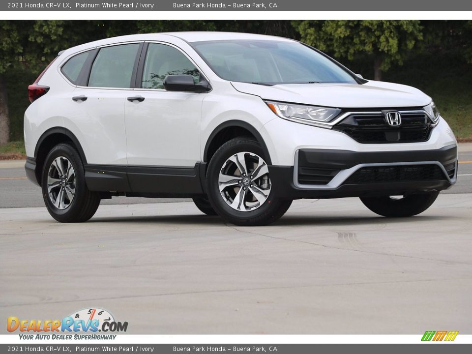 2021 Honda CR-V LX Platinum White Pearl / Ivory Photo #2