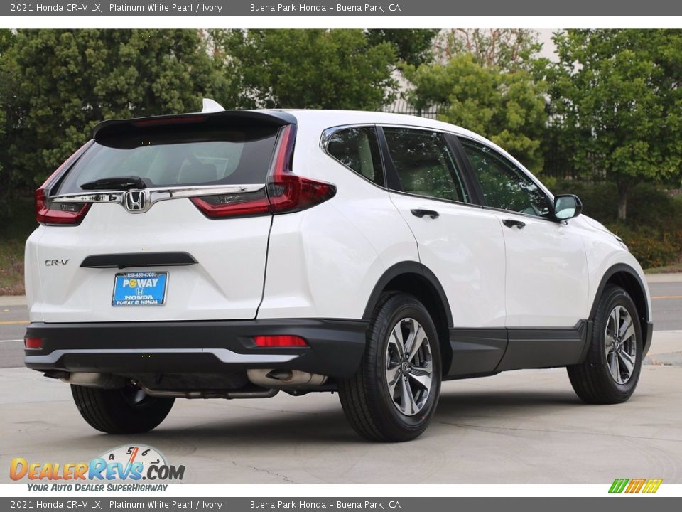 2021 Honda CR-V LX Platinum White Pearl / Ivory Photo #5