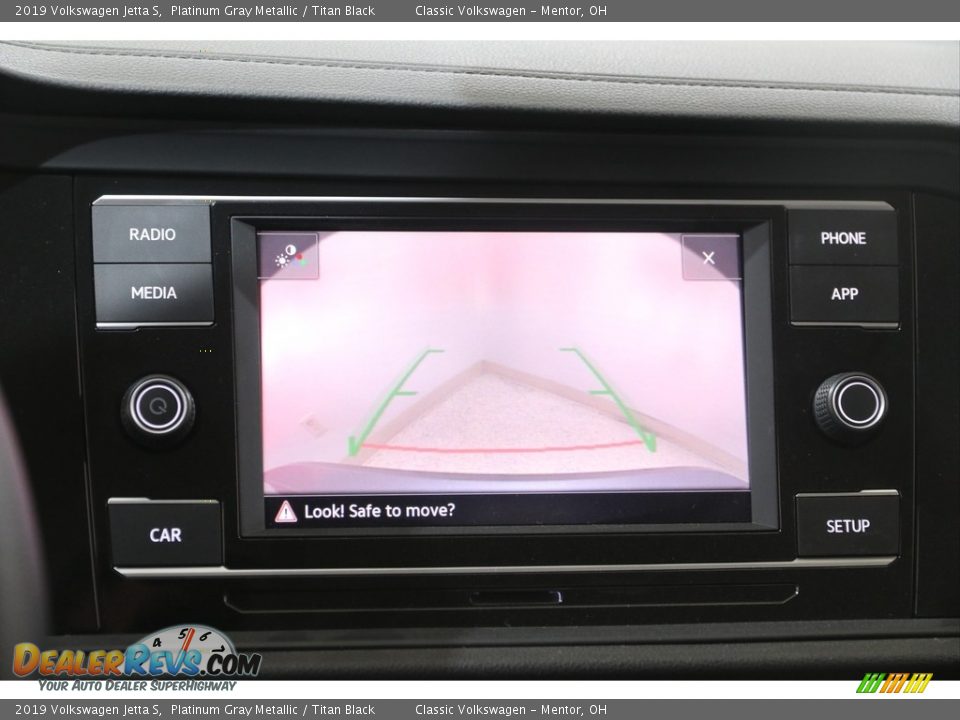 2019 Volkswagen Jetta S Platinum Gray Metallic / Titan Black Photo #12