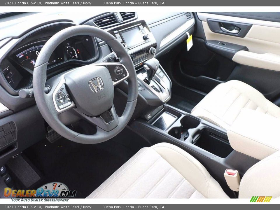 Ivory Interior - 2021 Honda CR-V LX Photo #8