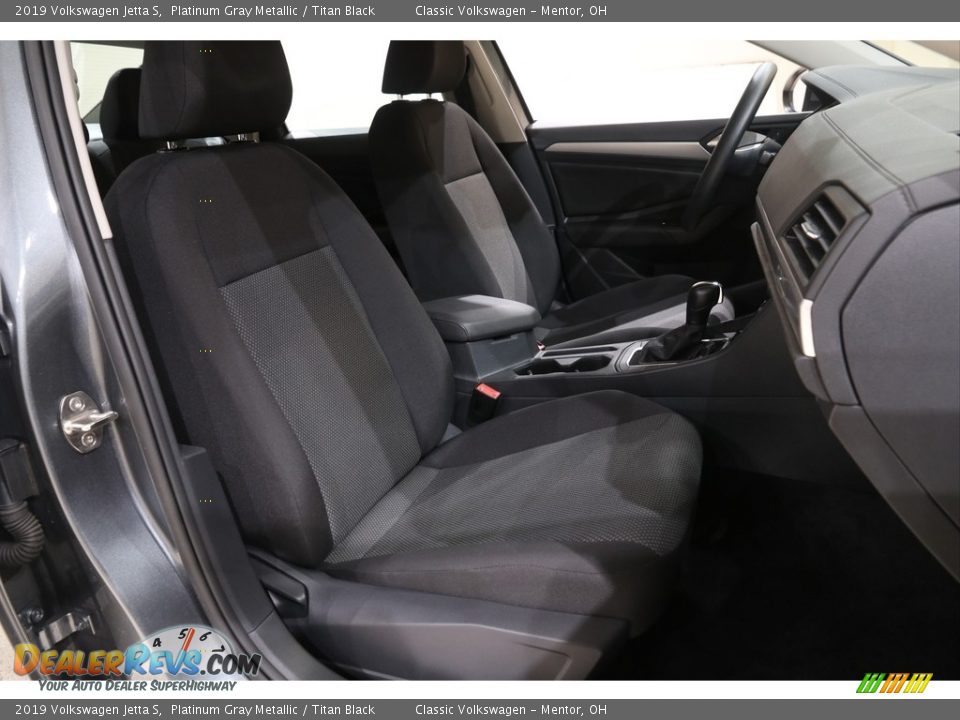 2019 Volkswagen Jetta S Platinum Gray Metallic / Titan Black Photo #14