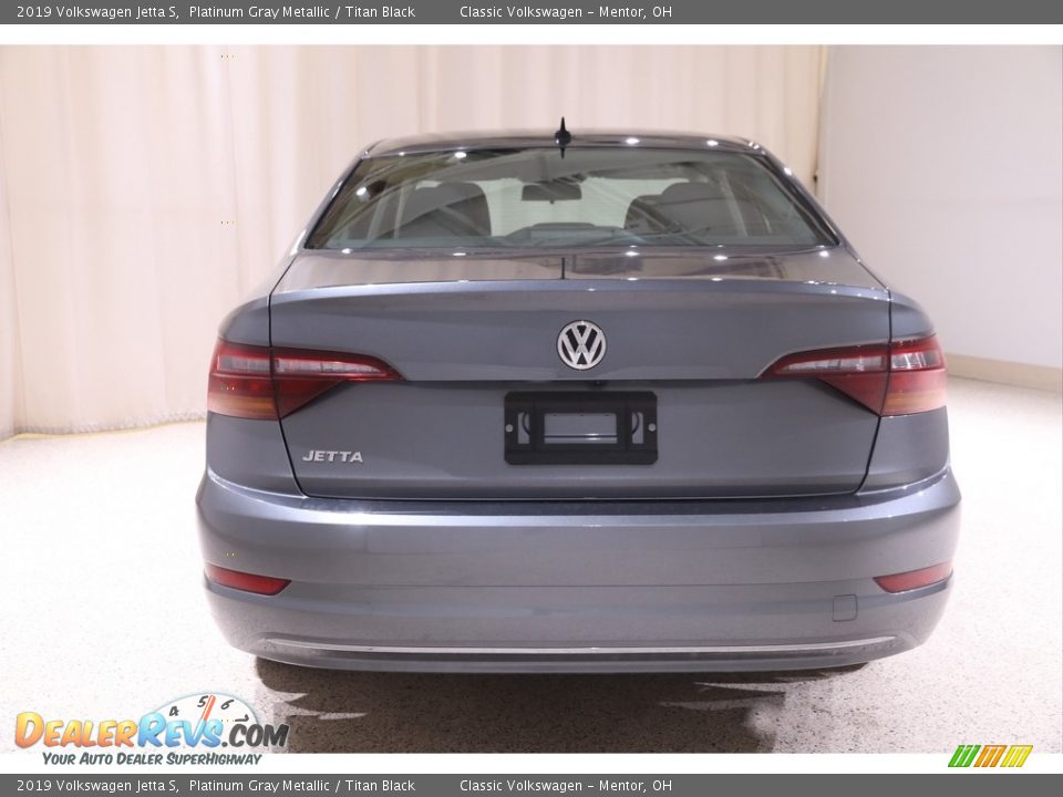 2019 Volkswagen Jetta S Platinum Gray Metallic / Titan Black Photo #17