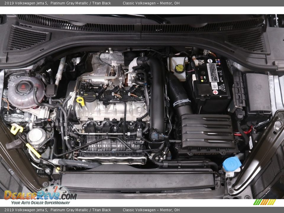2019 Volkswagen Jetta S Platinum Gray Metallic / Titan Black Photo #18