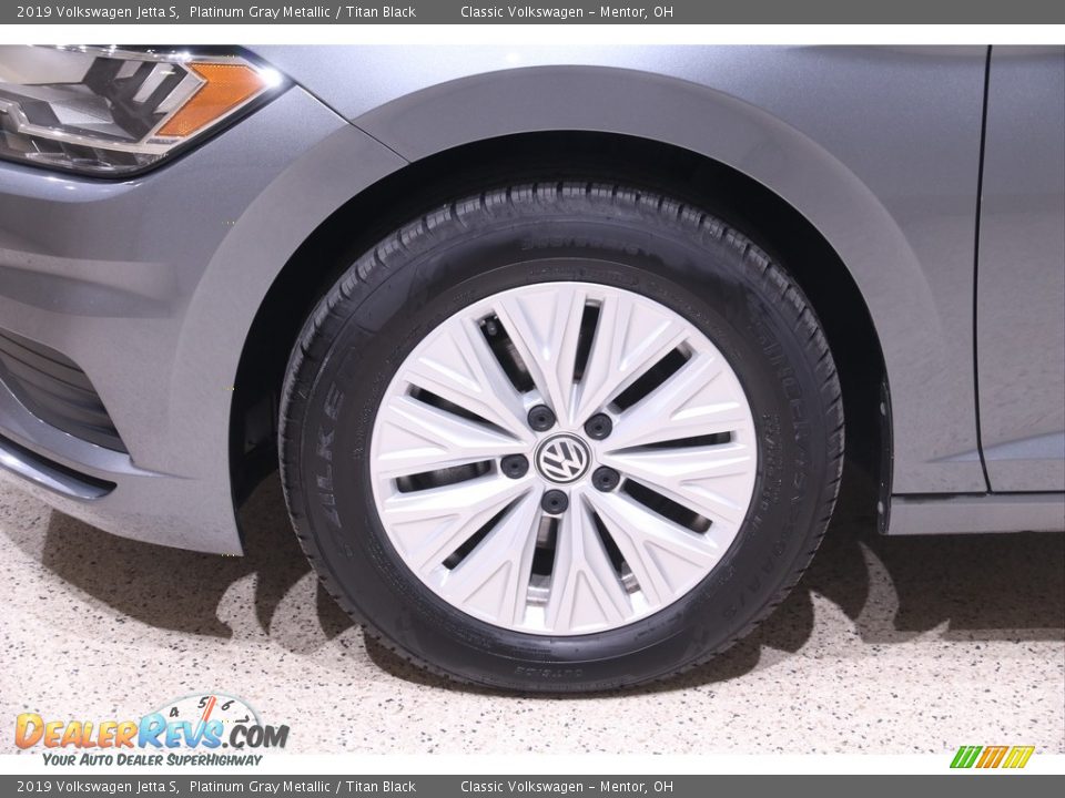 2019 Volkswagen Jetta S Platinum Gray Metallic / Titan Black Photo #19