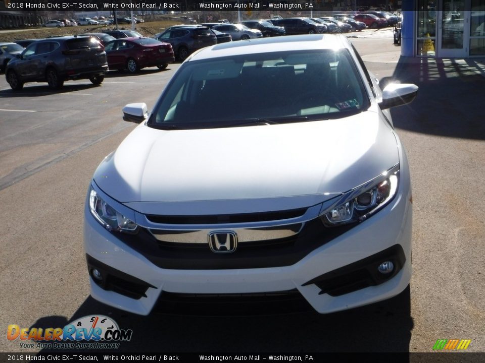 2018 Honda Civic EX-T Sedan White Orchid Pearl / Black Photo #5