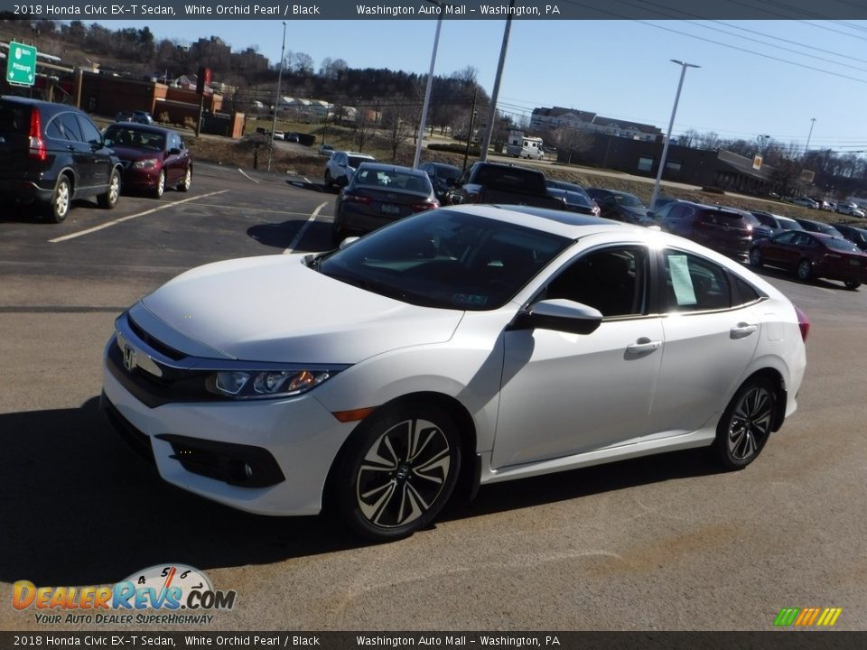 2018 Honda Civic EX-T Sedan White Orchid Pearl / Black Photo #6