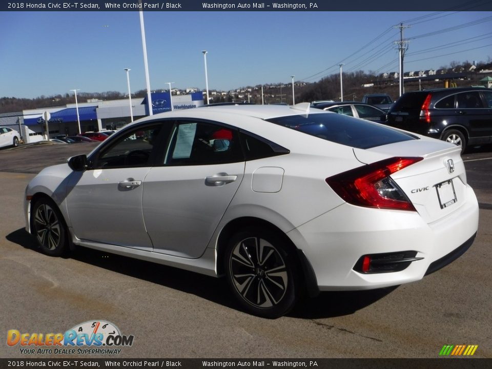 2018 Honda Civic EX-T Sedan White Orchid Pearl / Black Photo #7