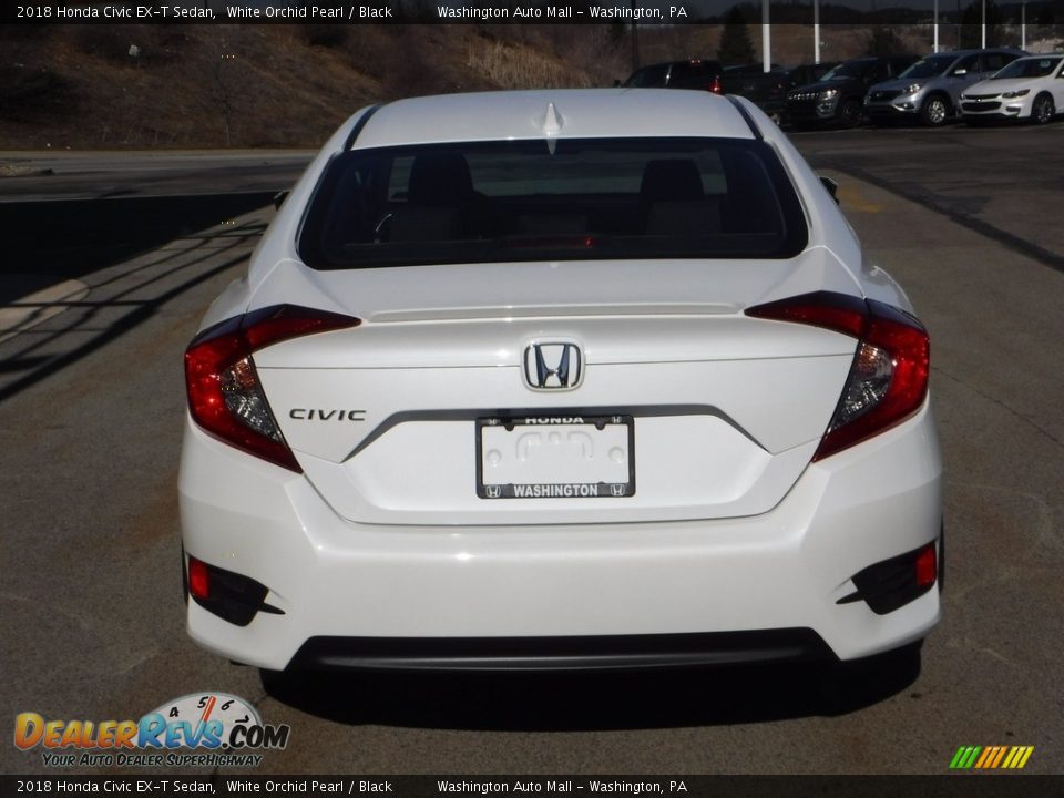 2018 Honda Civic EX-T Sedan White Orchid Pearl / Black Photo #8