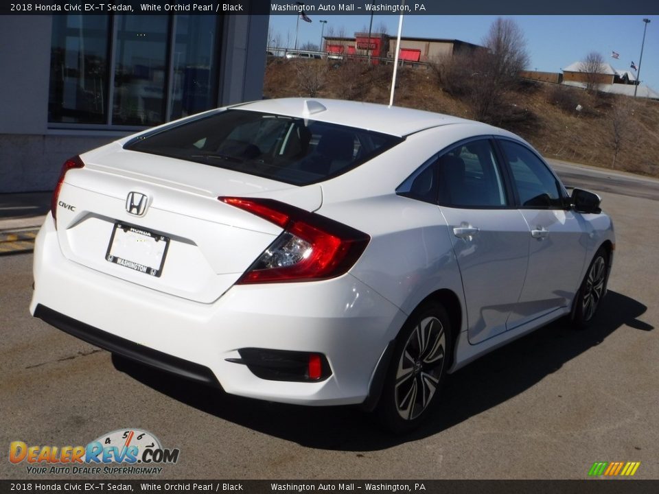 2018 Honda Civic EX-T Sedan White Orchid Pearl / Black Photo #9