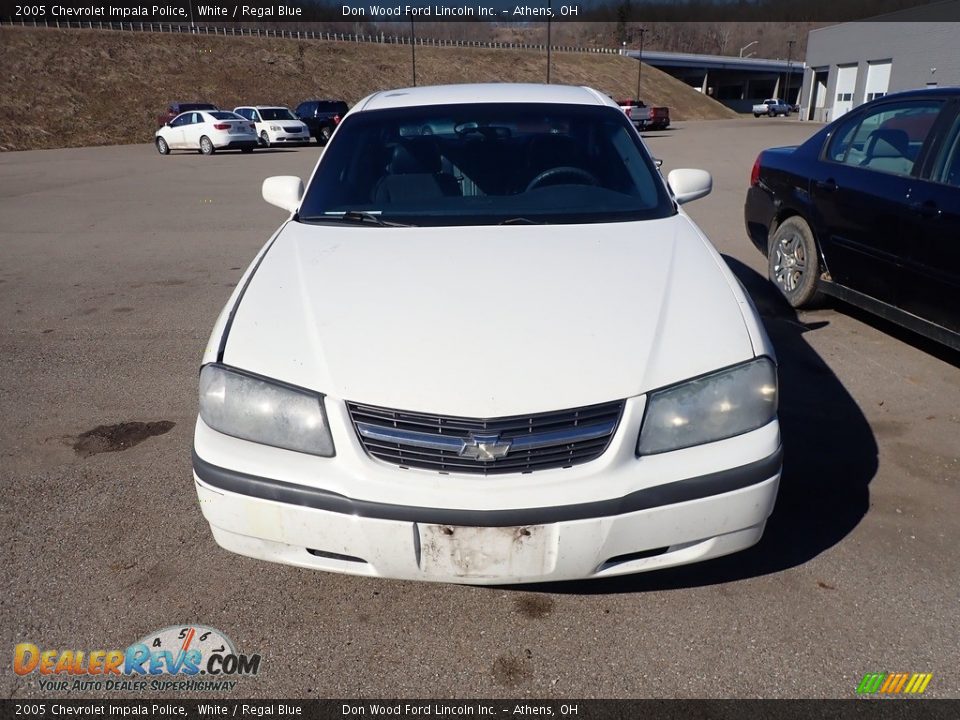 2005 Chevrolet Impala Police White / Regal Blue Photo #4