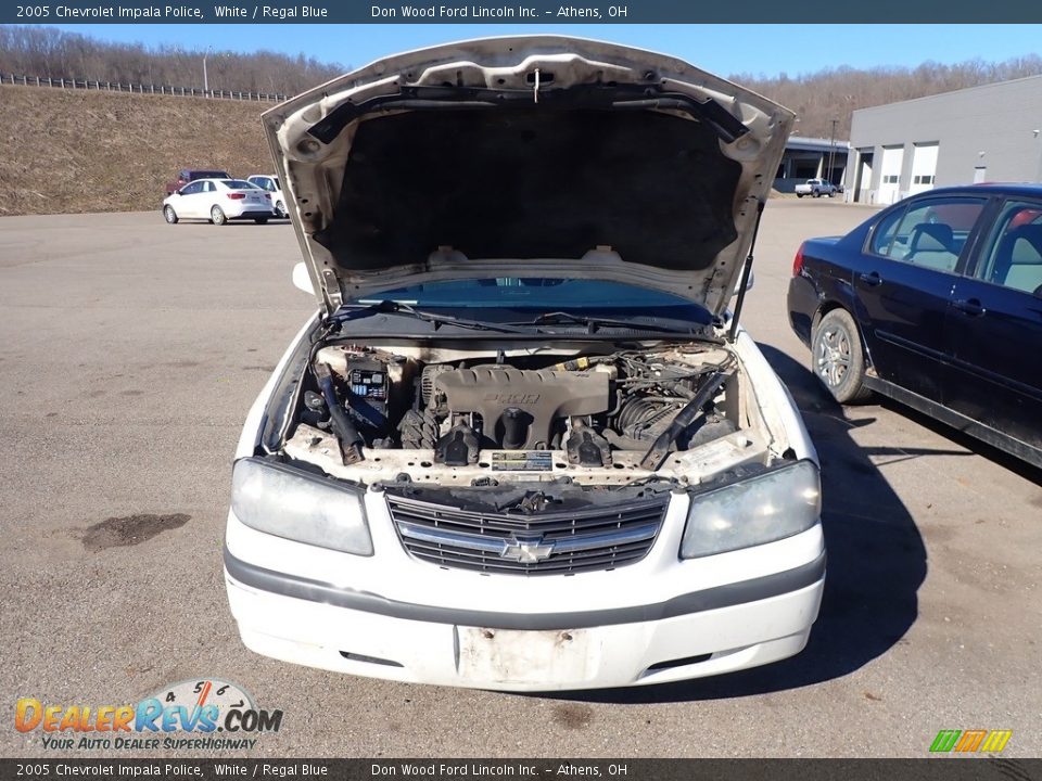 2005 Chevrolet Impala Police White / Regal Blue Photo #5
