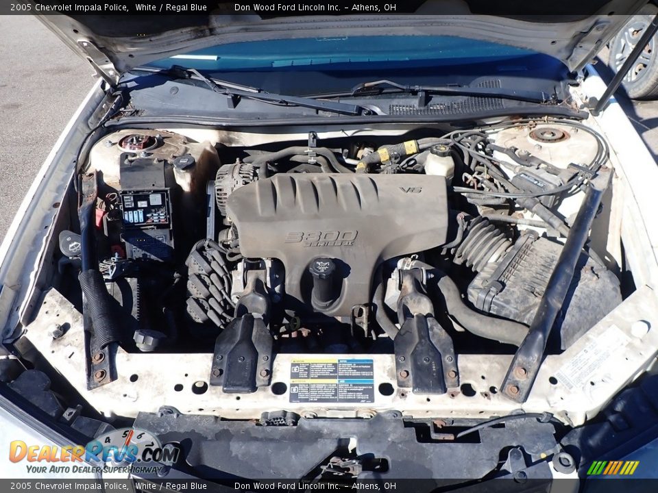 2005 Chevrolet Impala Police White / Regal Blue Photo #6