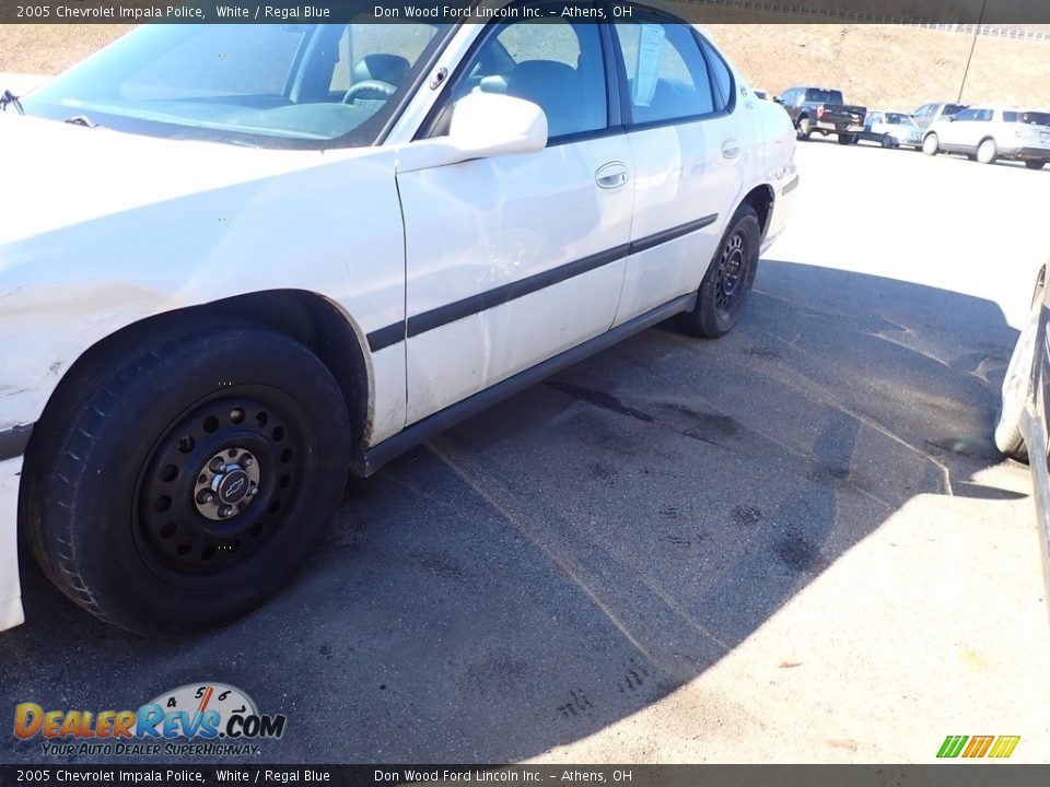 2005 Chevrolet Impala Police White / Regal Blue Photo #8