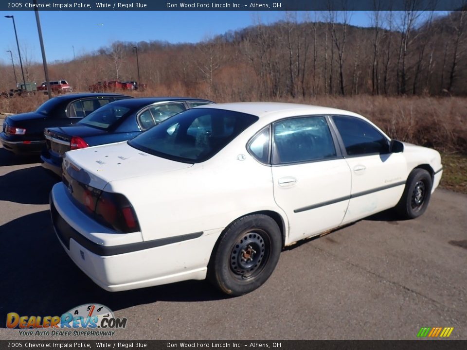 2005 Chevrolet Impala Police White / Regal Blue Photo #11
