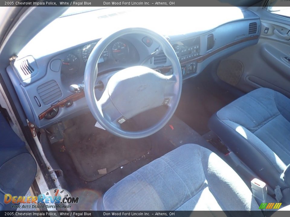 2005 Chevrolet Impala Police White / Regal Blue Photo #12
