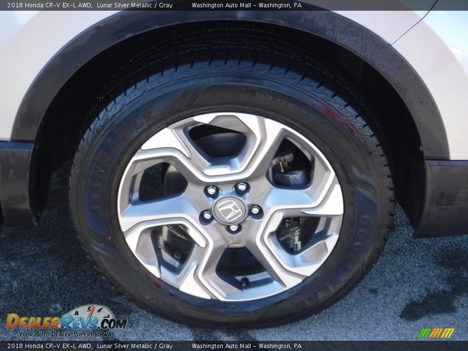 2018 Honda CR-V EX-L AWD Lunar Silver Metallic / Gray Photo #3