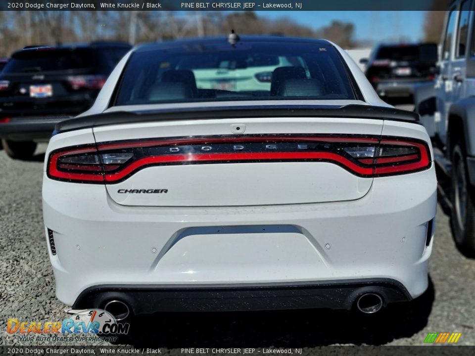 2020 Dodge Charger Daytona White Knuckle / Black Photo #2