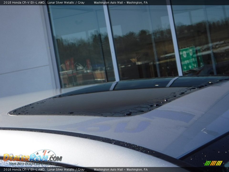 2018 Honda CR-V EX-L AWD Lunar Silver Metallic / Gray Photo #4