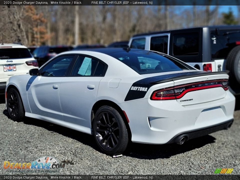 2020 Dodge Charger Daytona White Knuckle / Black Photo #3