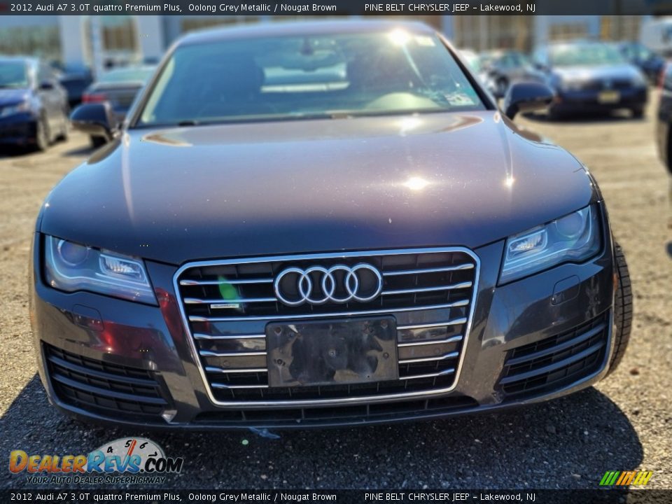 2012 Audi A7 3.0T quattro Premium Plus Oolong Grey Metallic / Nougat Brown Photo #2