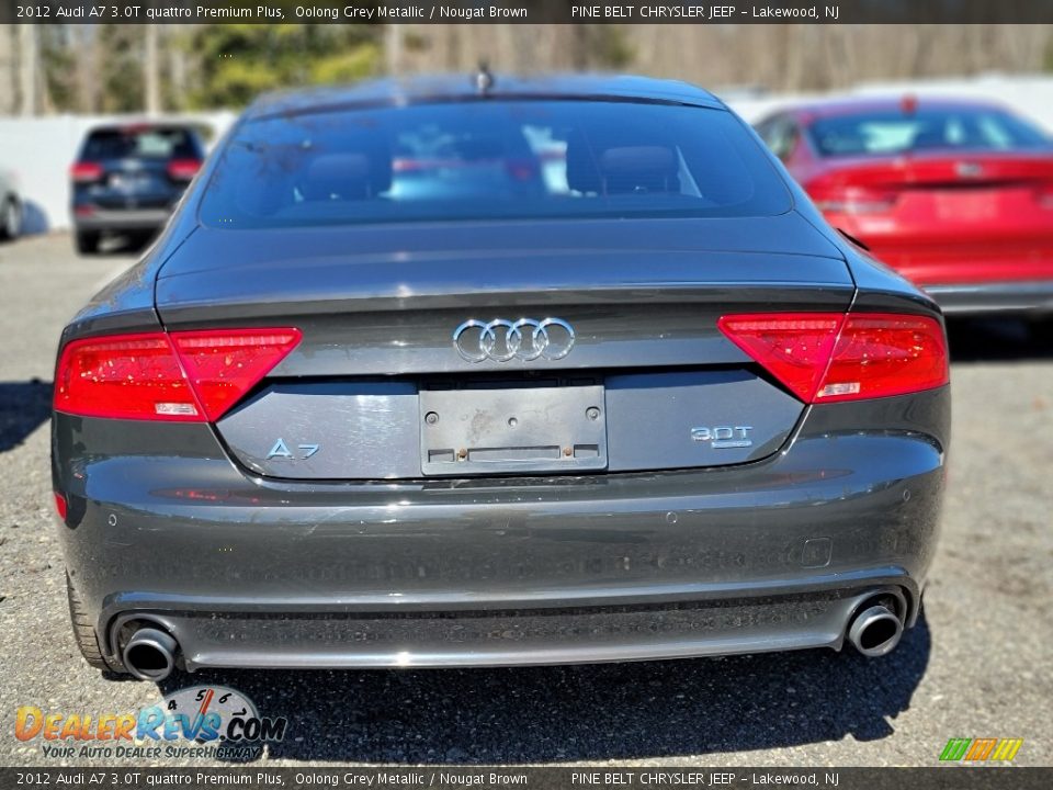 2012 Audi A7 3.0T quattro Premium Plus Oolong Grey Metallic / Nougat Brown Photo #4