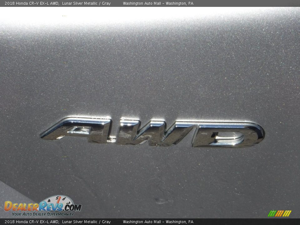 2018 Honda CR-V EX-L AWD Lunar Silver Metallic / Gray Photo #10