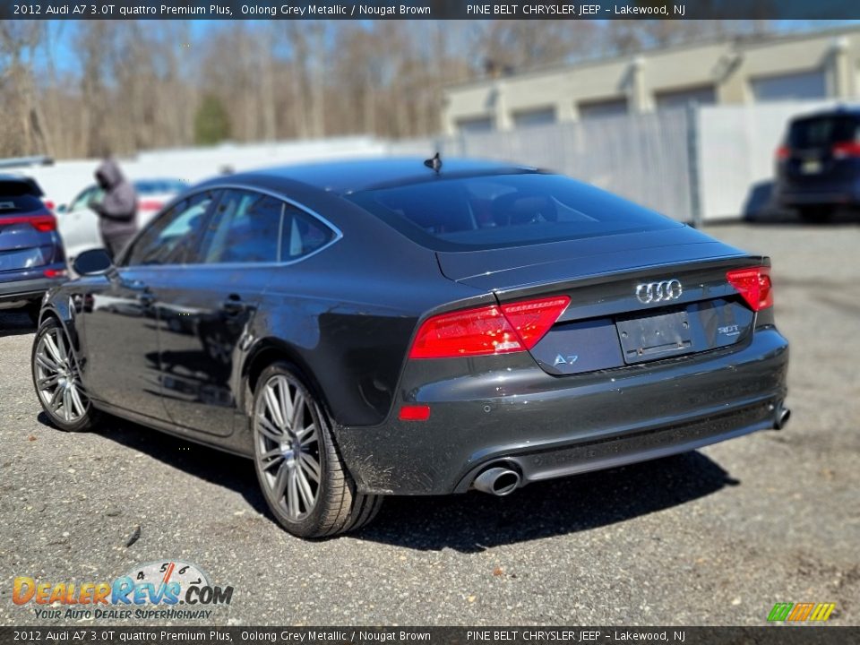 2012 Audi A7 3.0T quattro Premium Plus Oolong Grey Metallic / Nougat Brown Photo #5