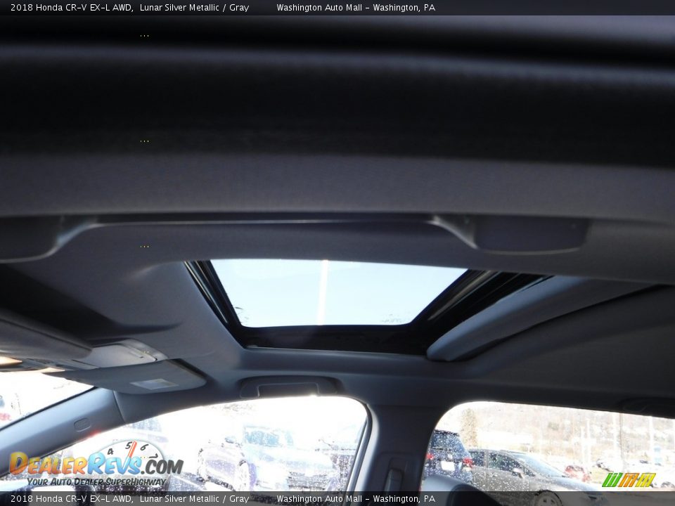 2018 Honda CR-V EX-L AWD Lunar Silver Metallic / Gray Photo #11