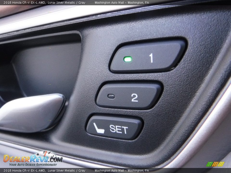 2018 Honda CR-V EX-L AWD Lunar Silver Metallic / Gray Photo #13