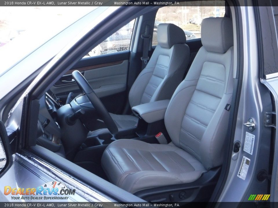 2018 Honda CR-V EX-L AWD Lunar Silver Metallic / Gray Photo #15