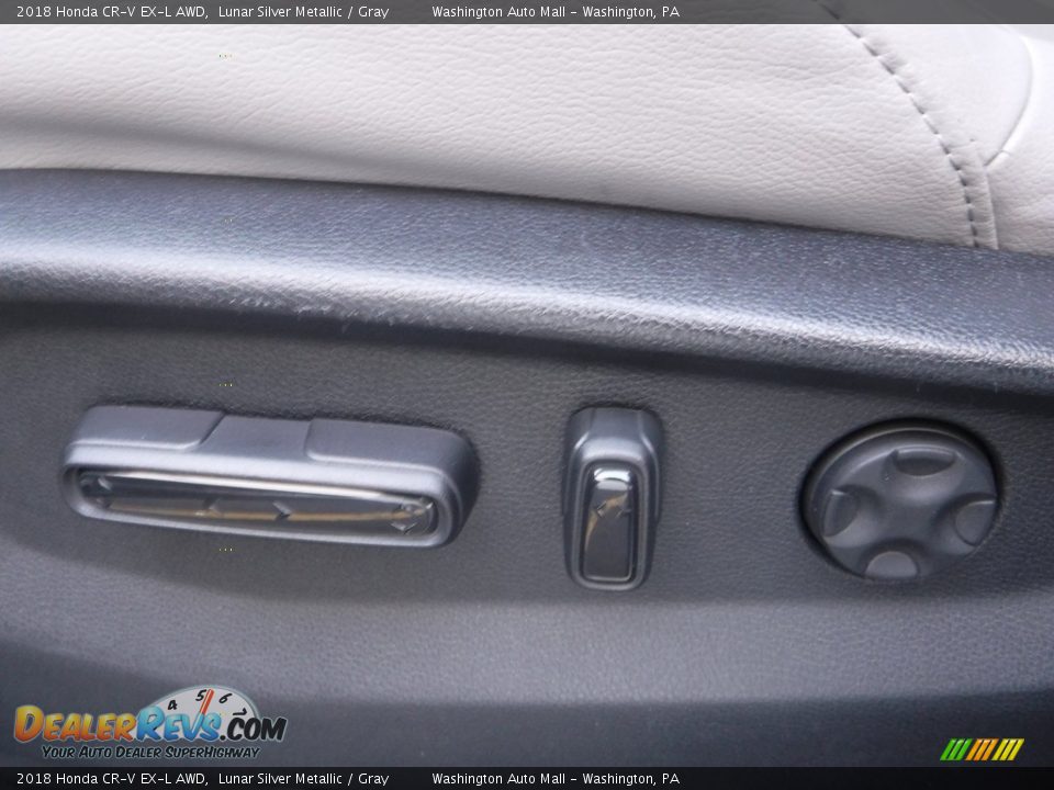 2018 Honda CR-V EX-L AWD Lunar Silver Metallic / Gray Photo #16