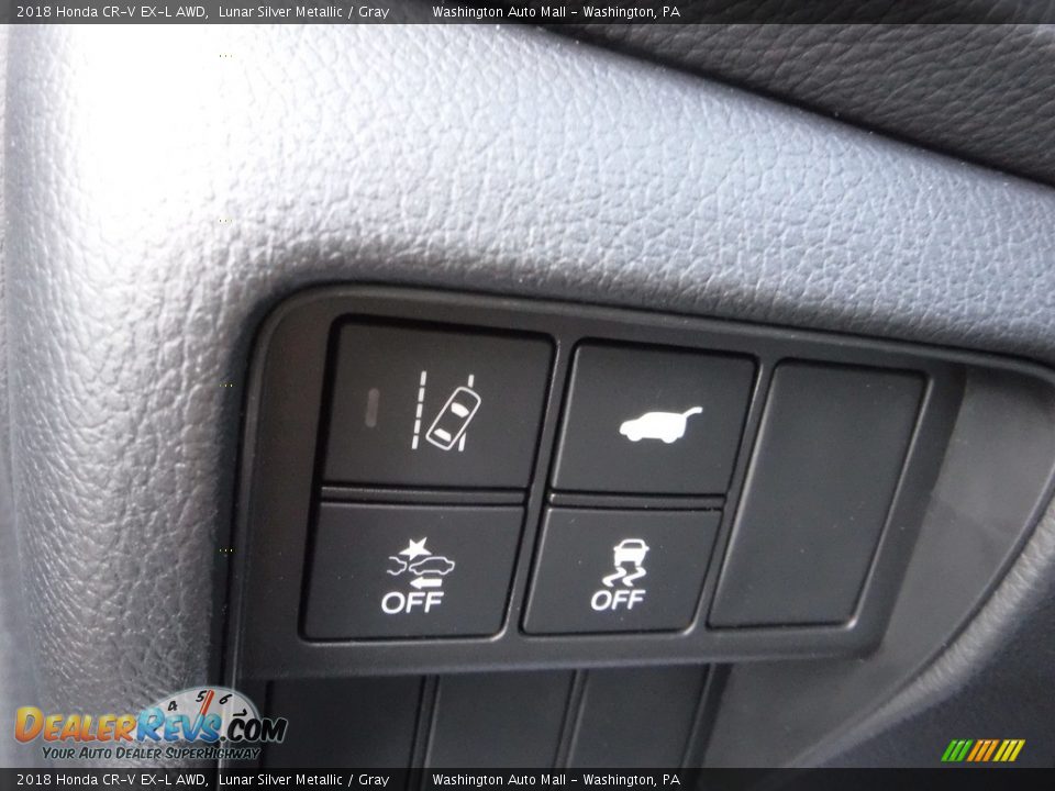 2018 Honda CR-V EX-L AWD Lunar Silver Metallic / Gray Photo #17