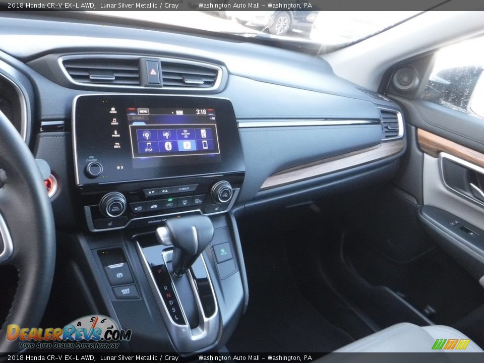 2018 Honda CR-V EX-L AWD Lunar Silver Metallic / Gray Photo #18