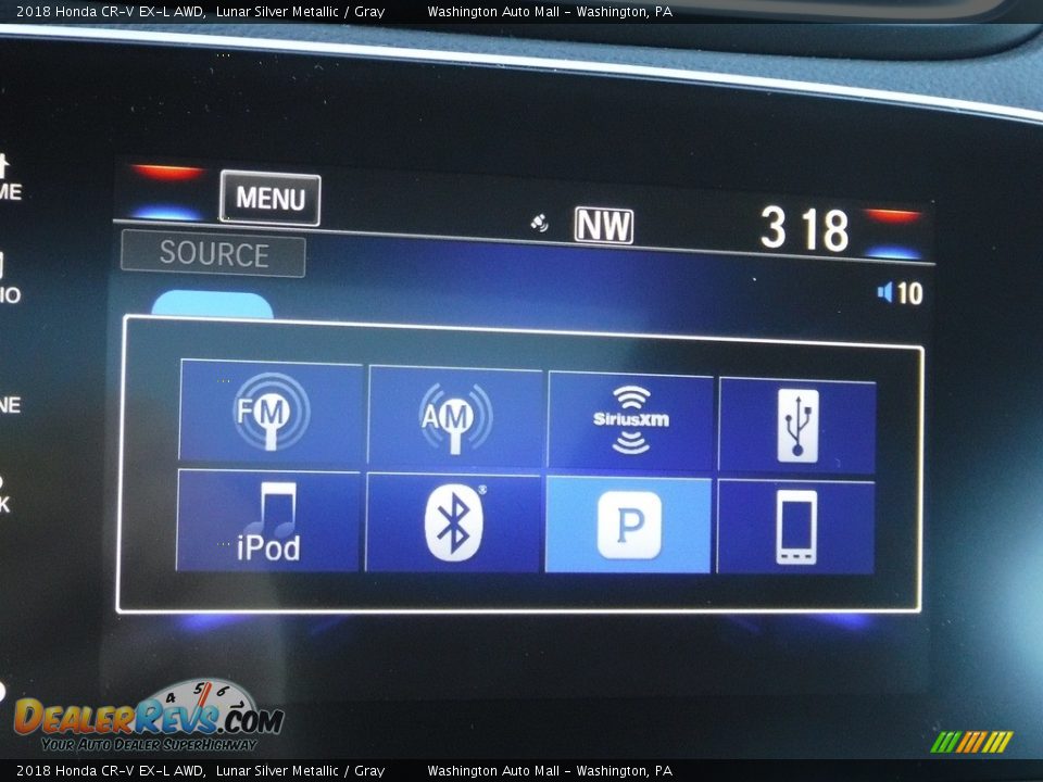2018 Honda CR-V EX-L AWD Lunar Silver Metallic / Gray Photo #19