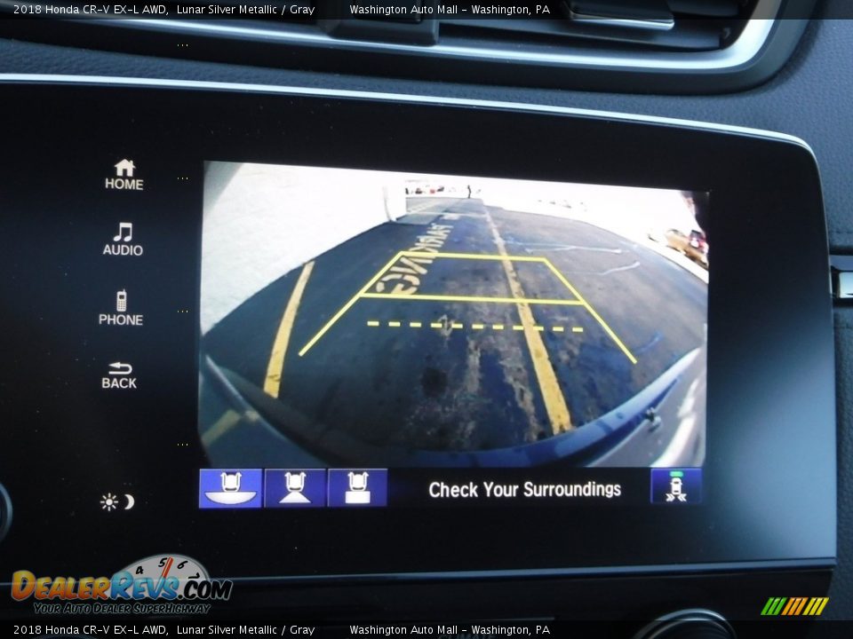 2018 Honda CR-V EX-L AWD Lunar Silver Metallic / Gray Photo #20