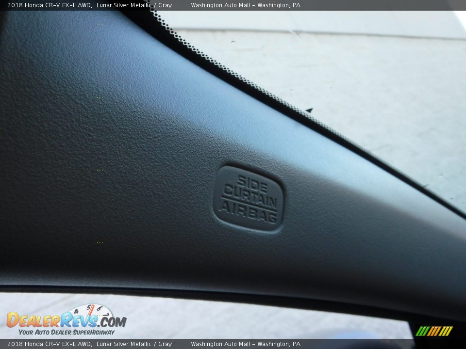 2018 Honda CR-V EX-L AWD Lunar Silver Metallic / Gray Photo #21