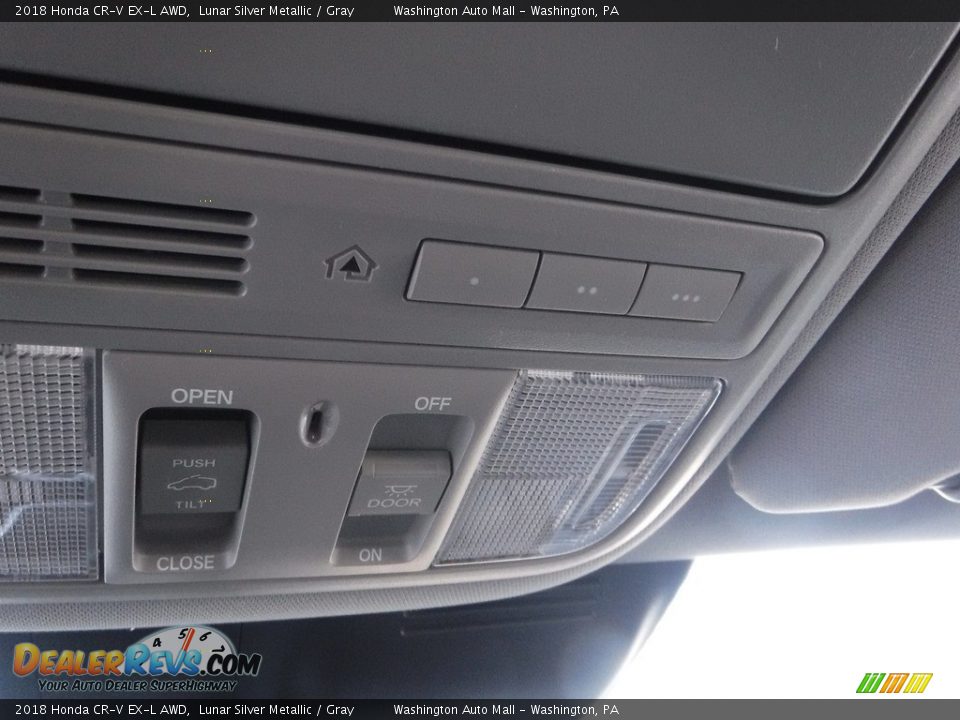 2018 Honda CR-V EX-L AWD Lunar Silver Metallic / Gray Photo #22