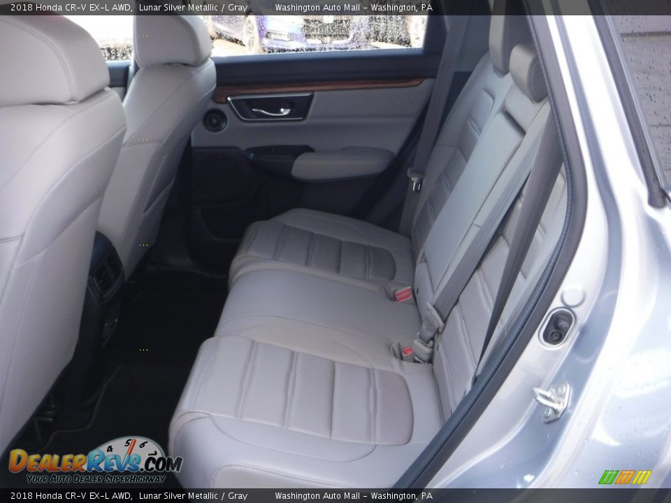 2018 Honda CR-V EX-L AWD Lunar Silver Metallic / Gray Photo #24