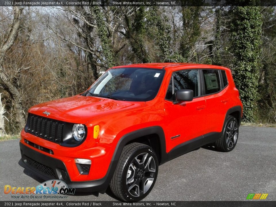 2021 Jeep Renegade Jeepster 4x4 Colorado Red / Black Photo #2