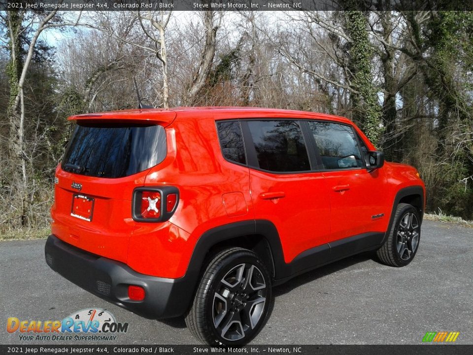 2021 Jeep Renegade Jeepster 4x4 Colorado Red / Black Photo #6