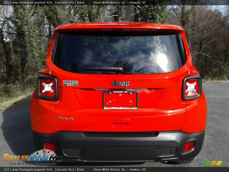 2021 Jeep Renegade Jeepster 4x4 Colorado Red / Black Photo #7