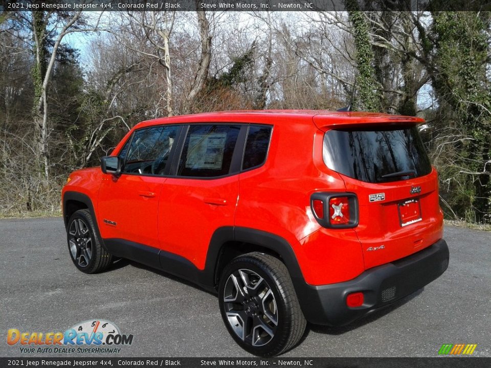 2021 Jeep Renegade Jeepster 4x4 Colorado Red / Black Photo #8