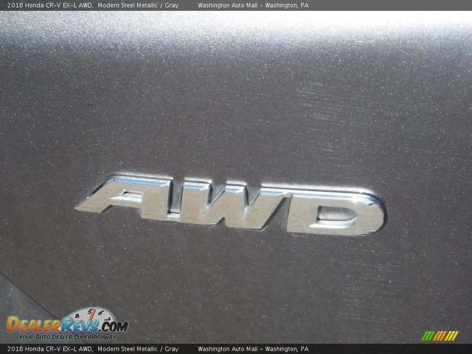 2018 Honda CR-V EX-L AWD Modern Steel Metallic / Gray Photo #10